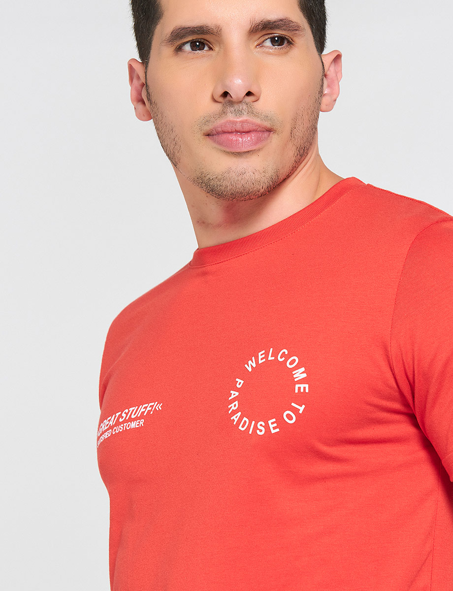 Camiseta Coral Welcome To Paradise