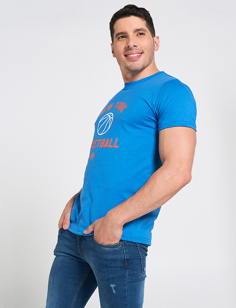 Camiseta Unicolor New York Basketball