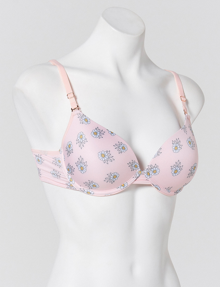 Brasier Realce Suave Rosa
