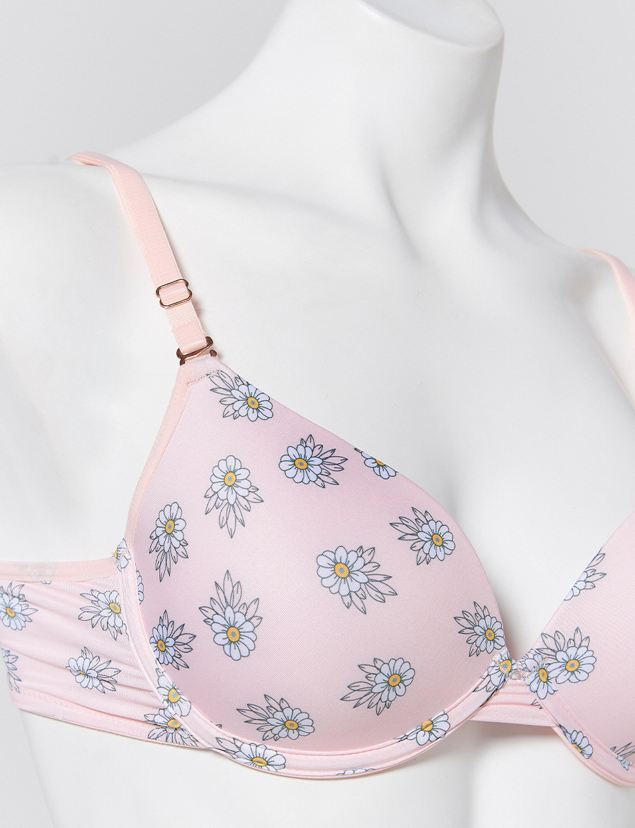 Brasier Realce Suave Rosa