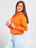 Chompa Capucha Naranja