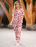 Pijama Camisero + Pantalón con Encaje