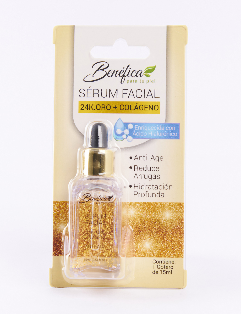 Sérum Facial 24K Oro + Colágeno | Benéfica