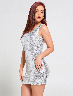 Vestido de Lentejuelas Plateado