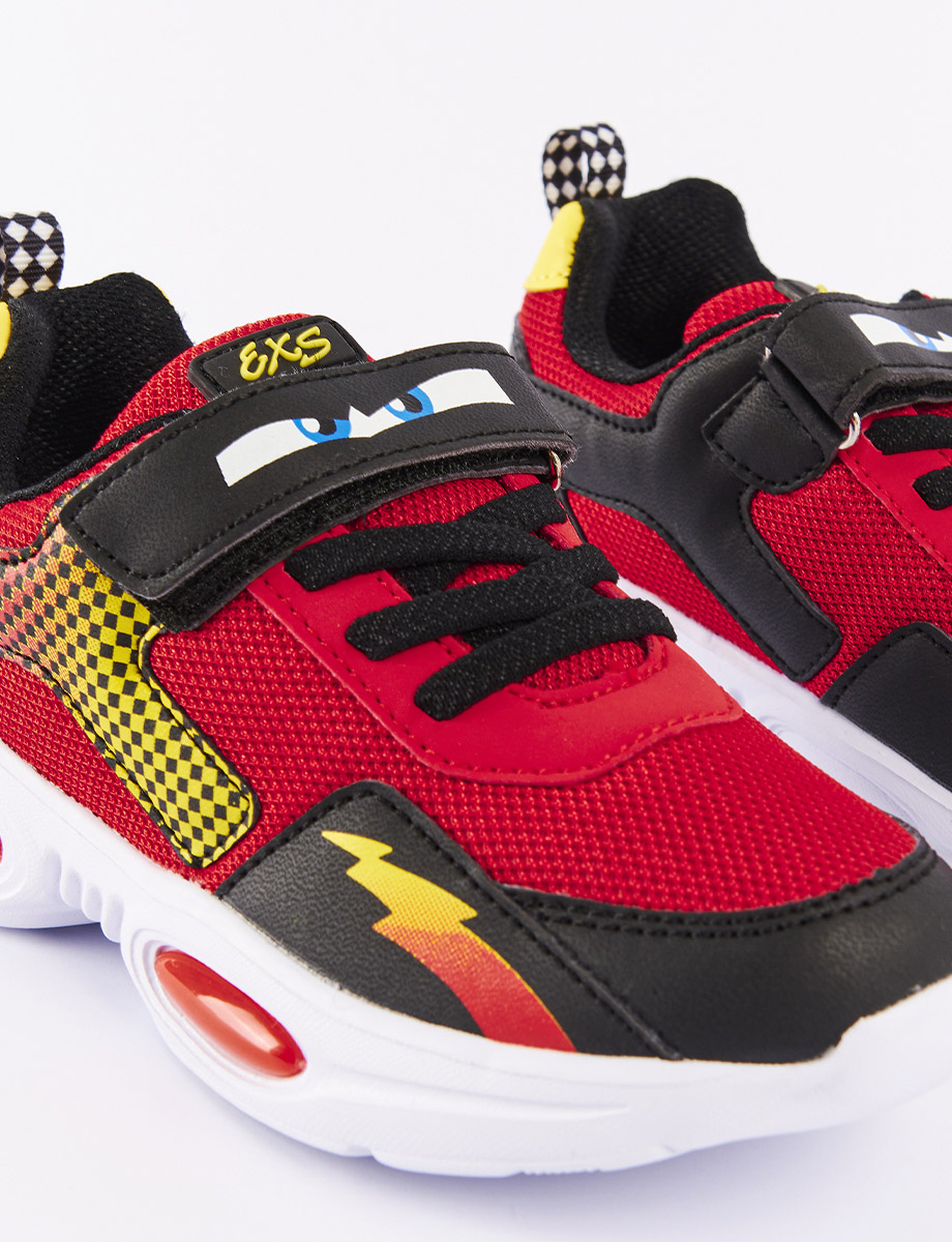 Sneaker con Cordones y Velcro | Exs
