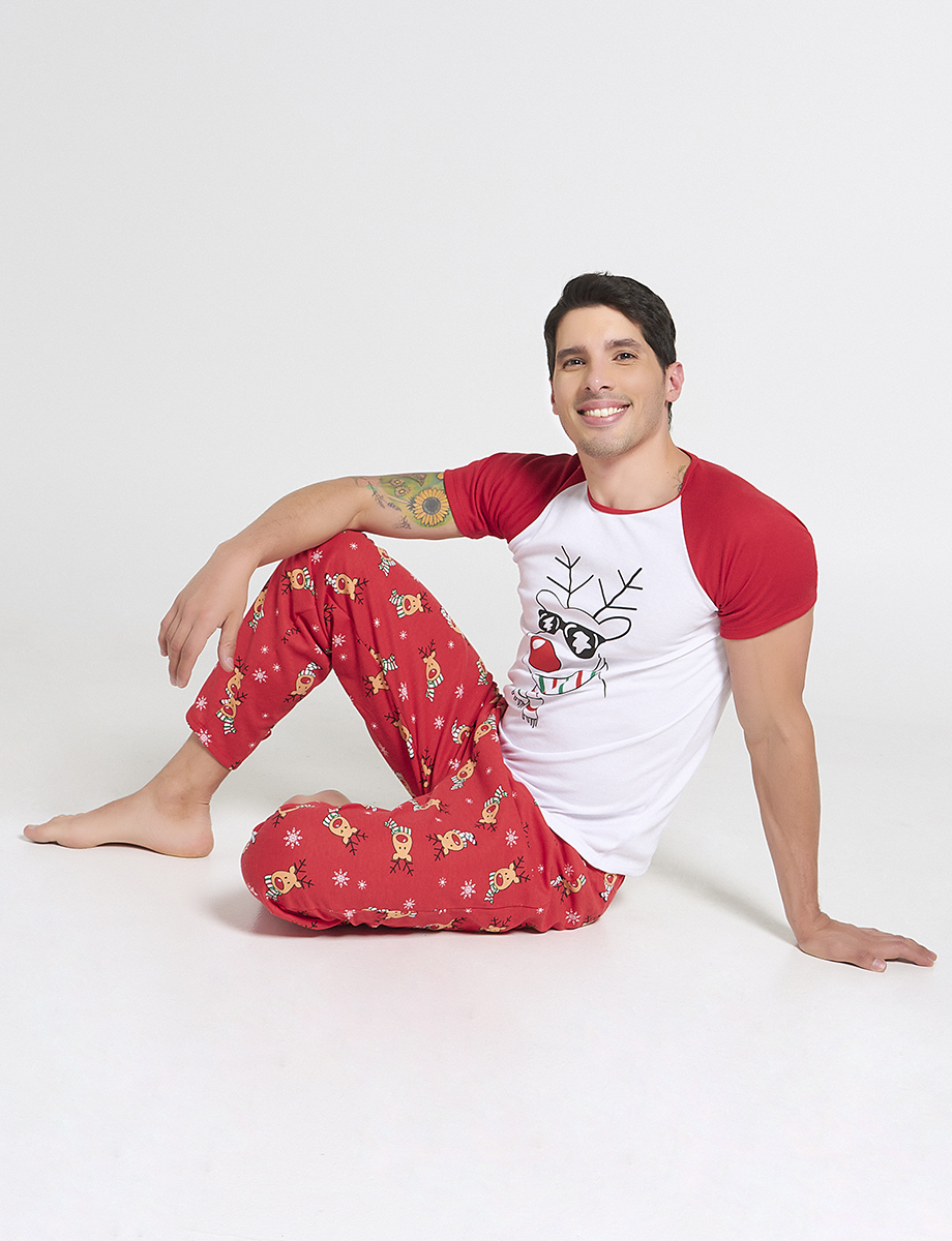 Pijama Camiseta + Pantalón Reno