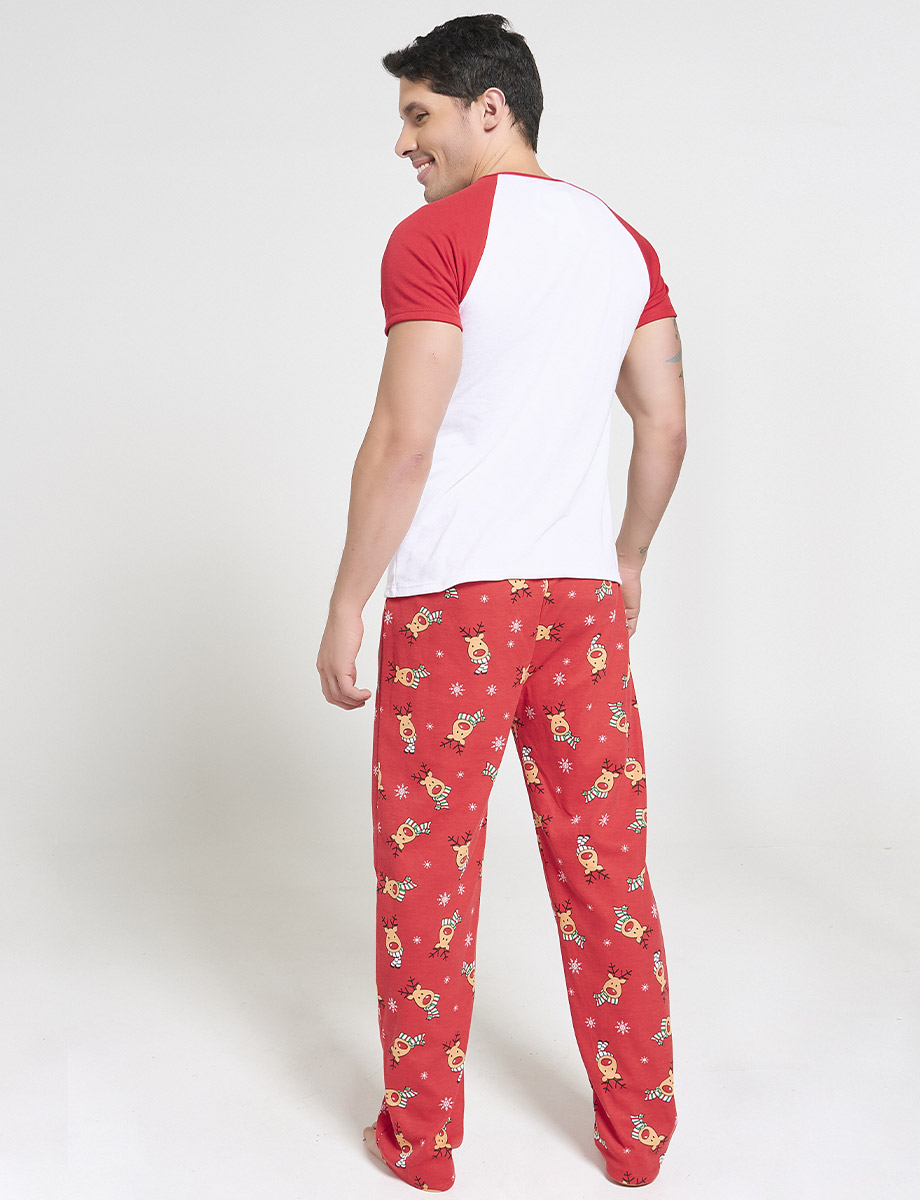 Pijama Camiseta + Pantalón Reno
