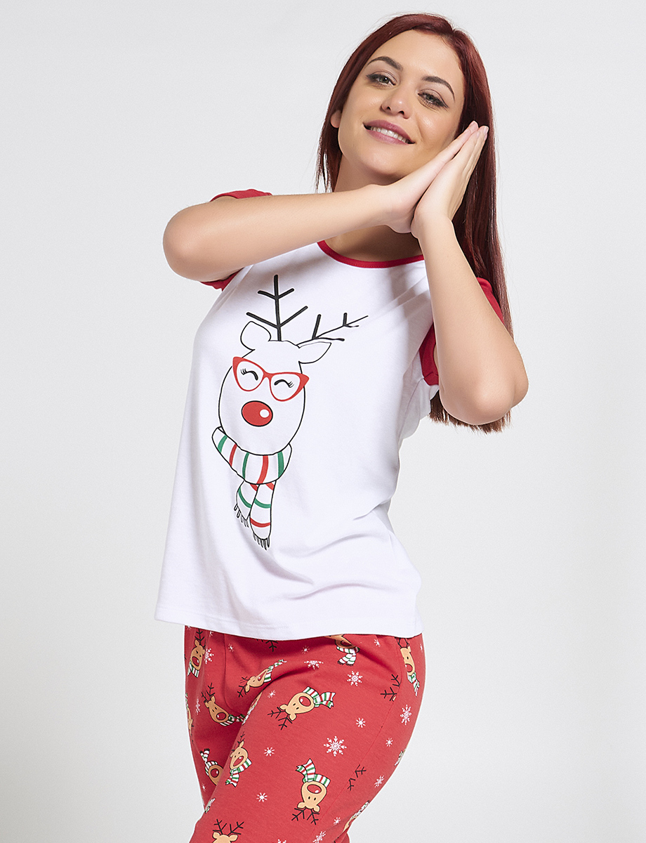 Pijama Camiseta + Pantalón Reno