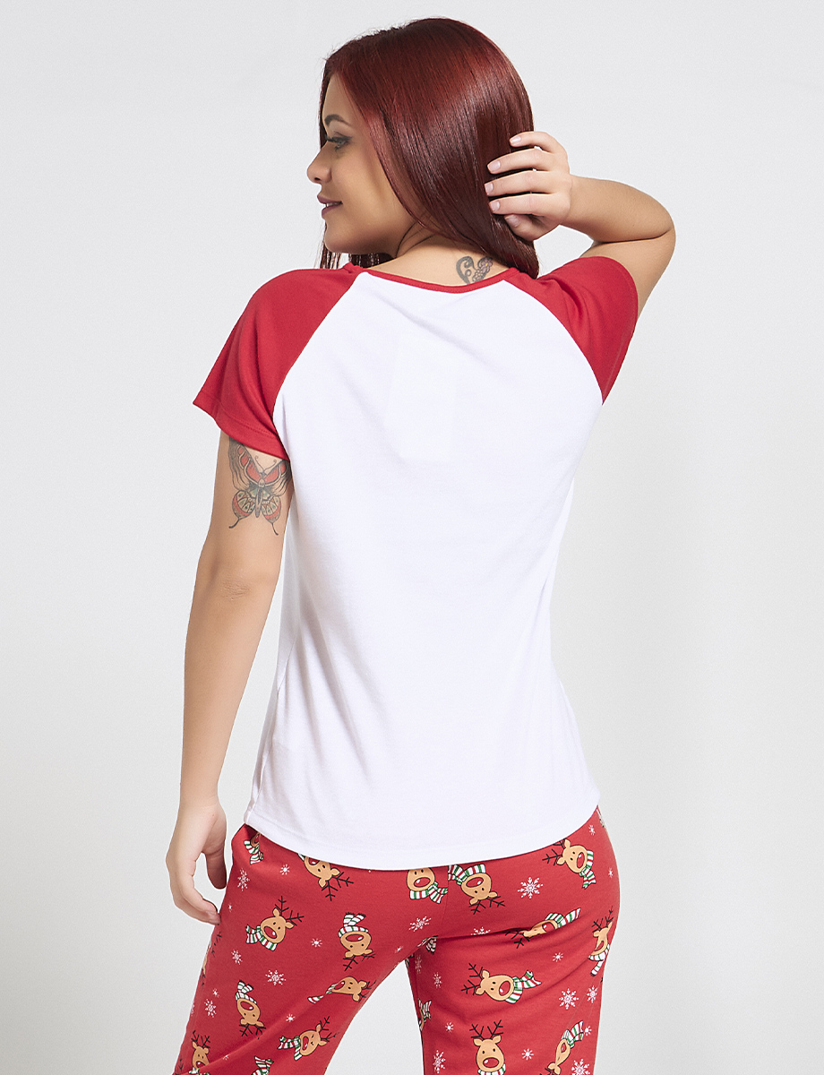 Pijama Camiseta + Pantalón Reno