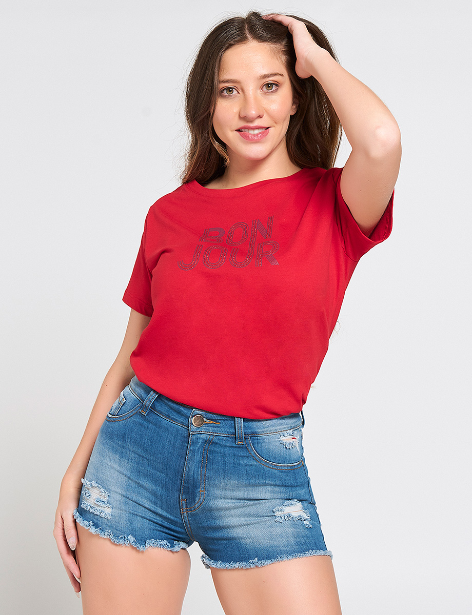  Camisetas Rojas Mujer