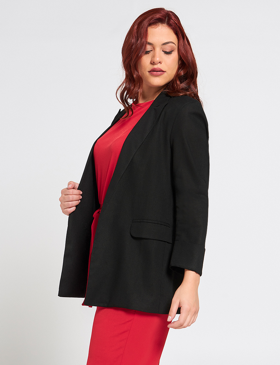 Blazer Negro Largo