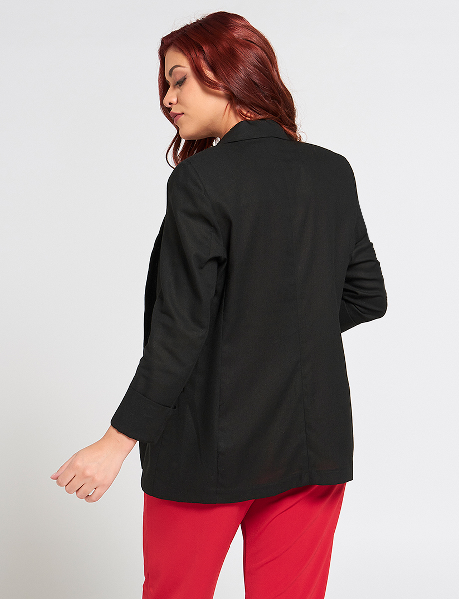 Blazer Negro Largo