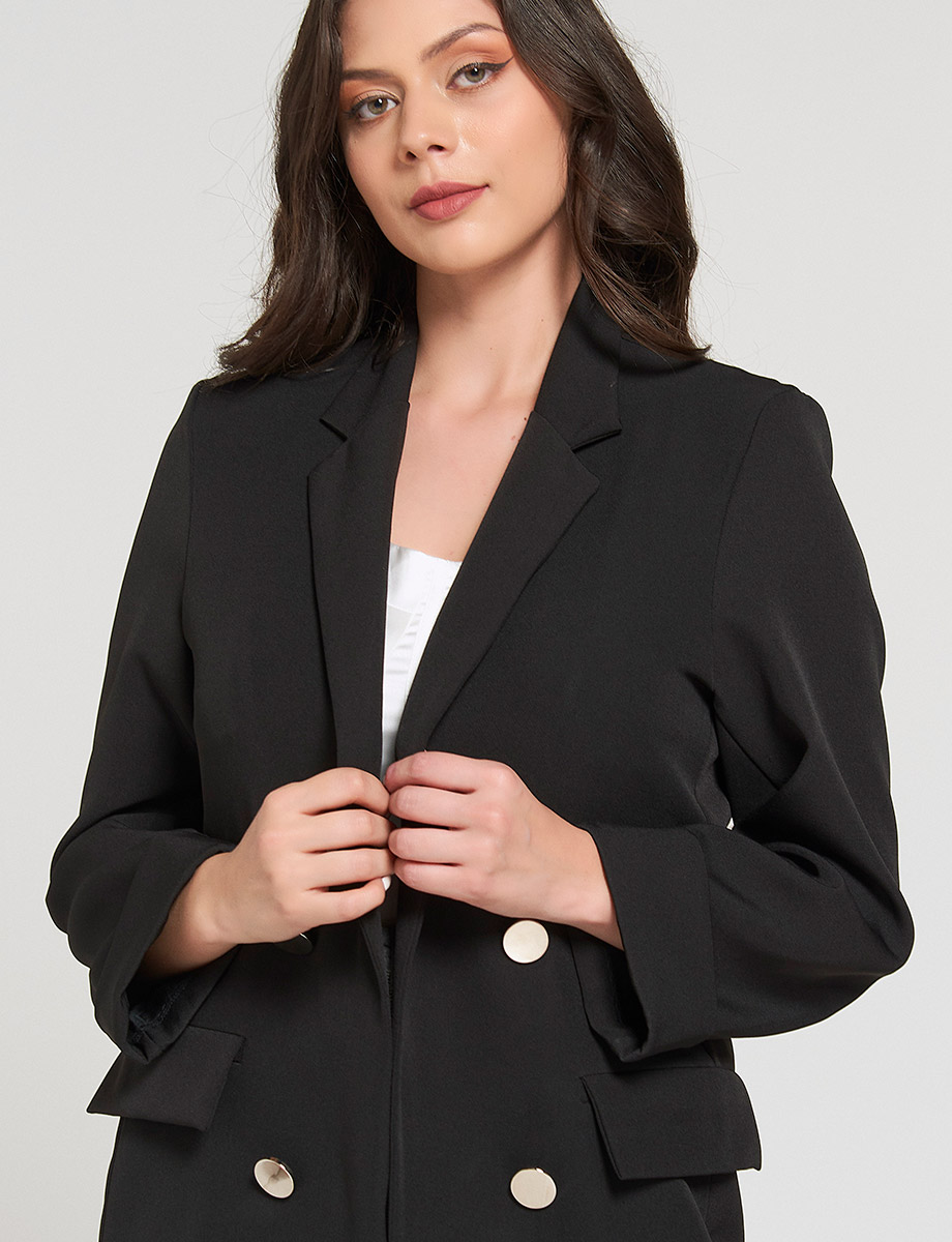 Blazer Largo con Botones