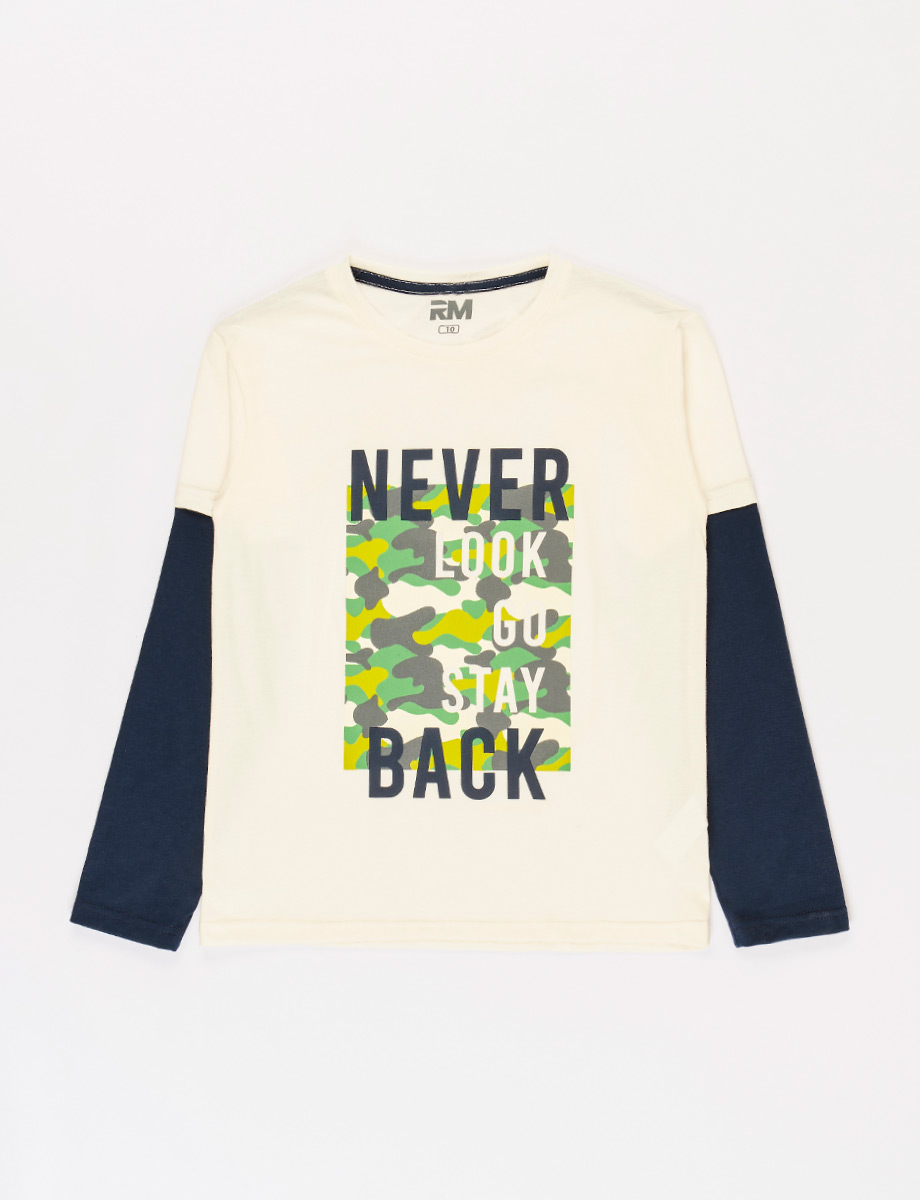 Buzo Bicolor Never Back