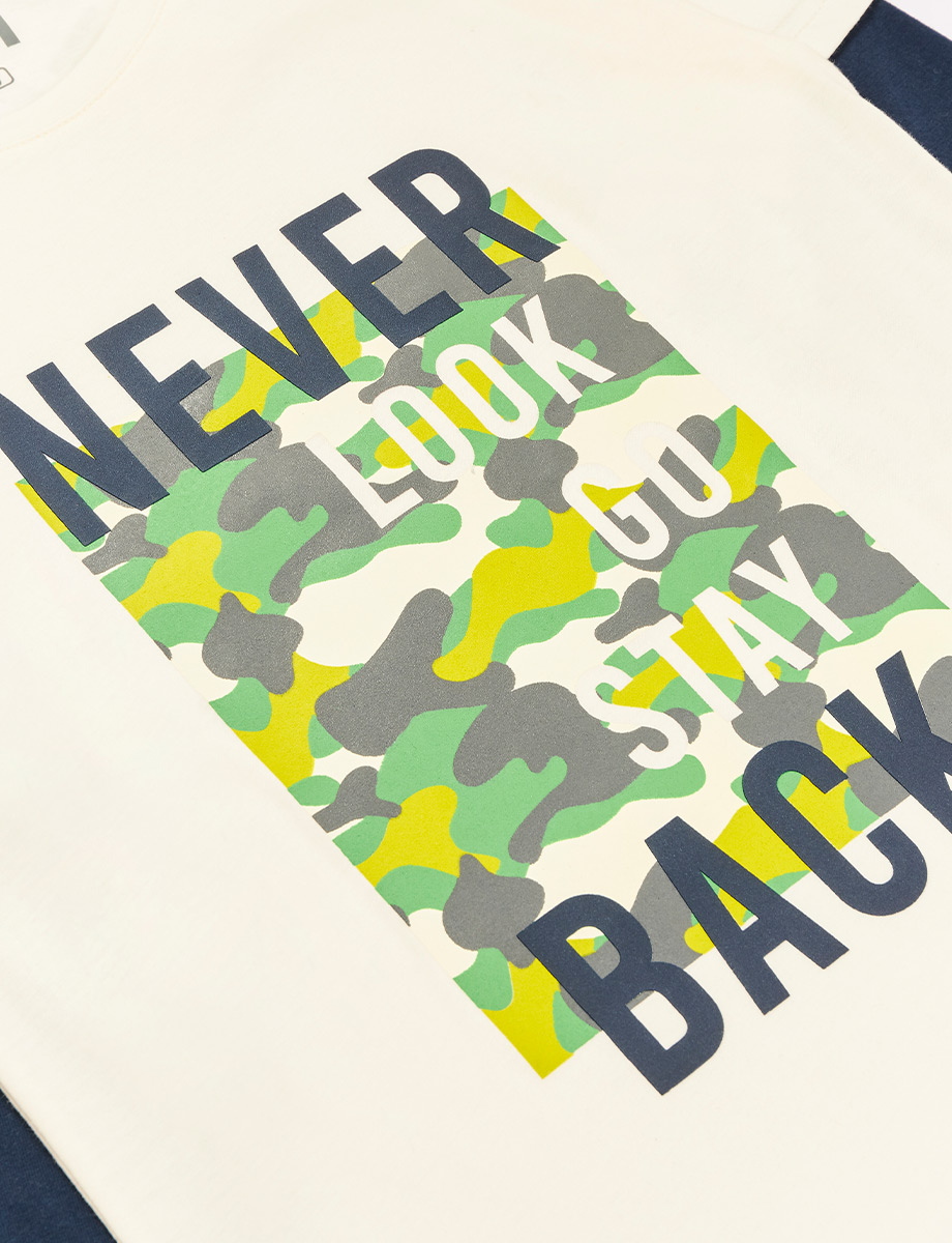 Buzo Bicolor Never Back