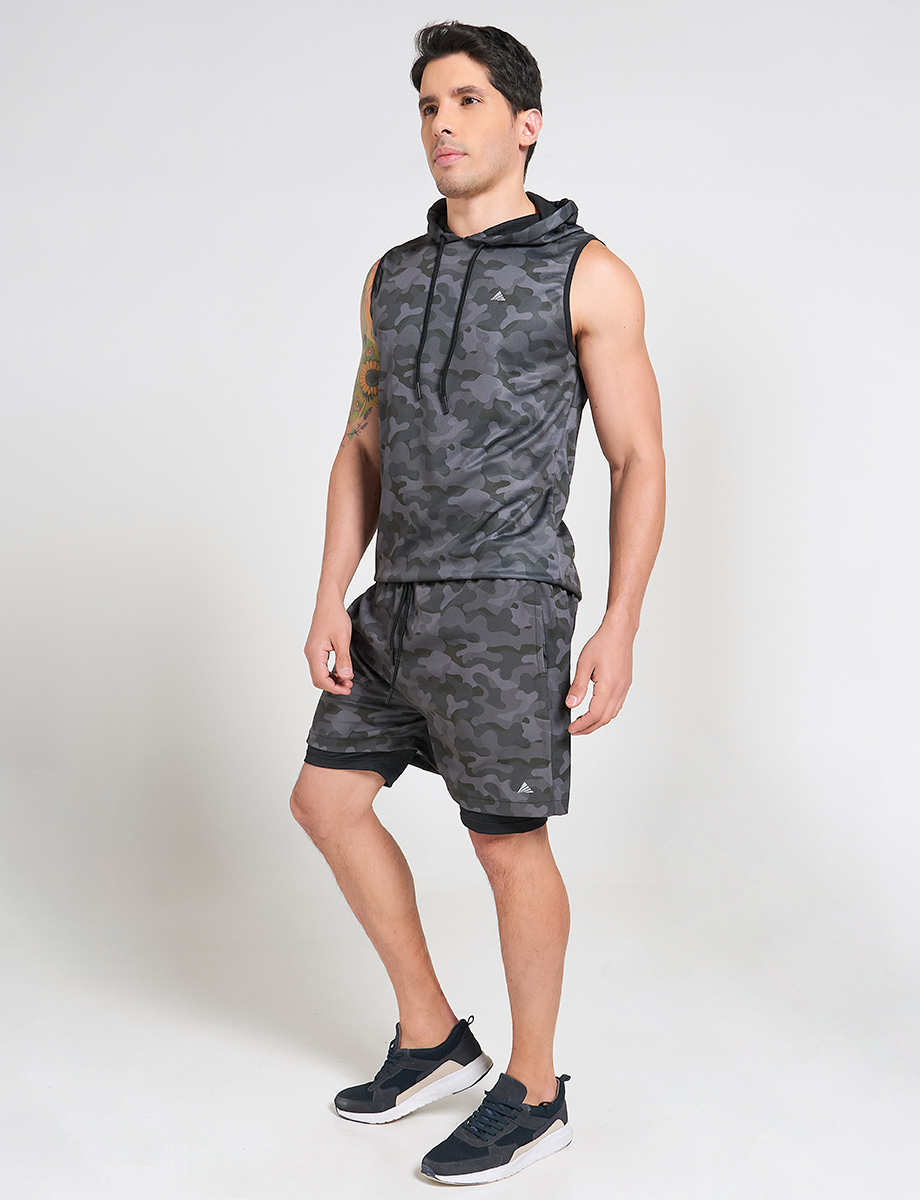 Bermuda Sport Camuflaje Militar