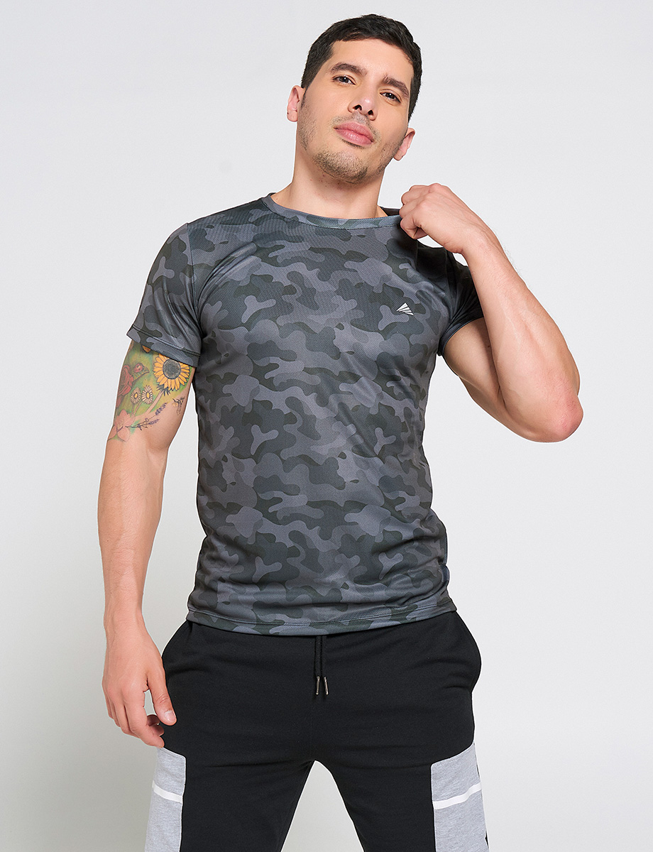 Camiseta Sport Camuflaje Militar