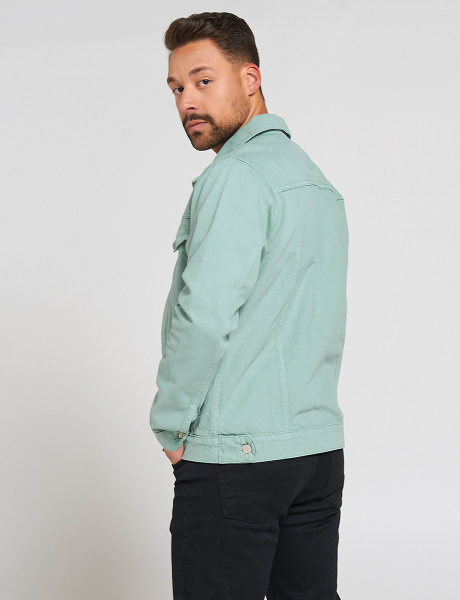 Chaqueta Denim Verde