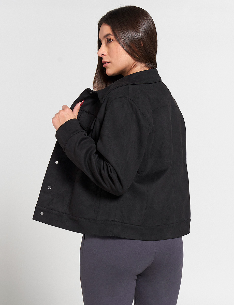Chaqueta Gamuza Unicolor