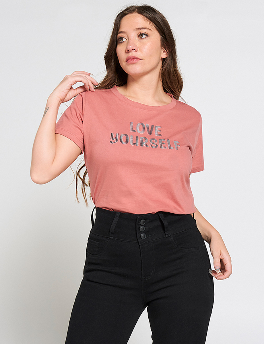 Camiseta Salmón Love Yourself