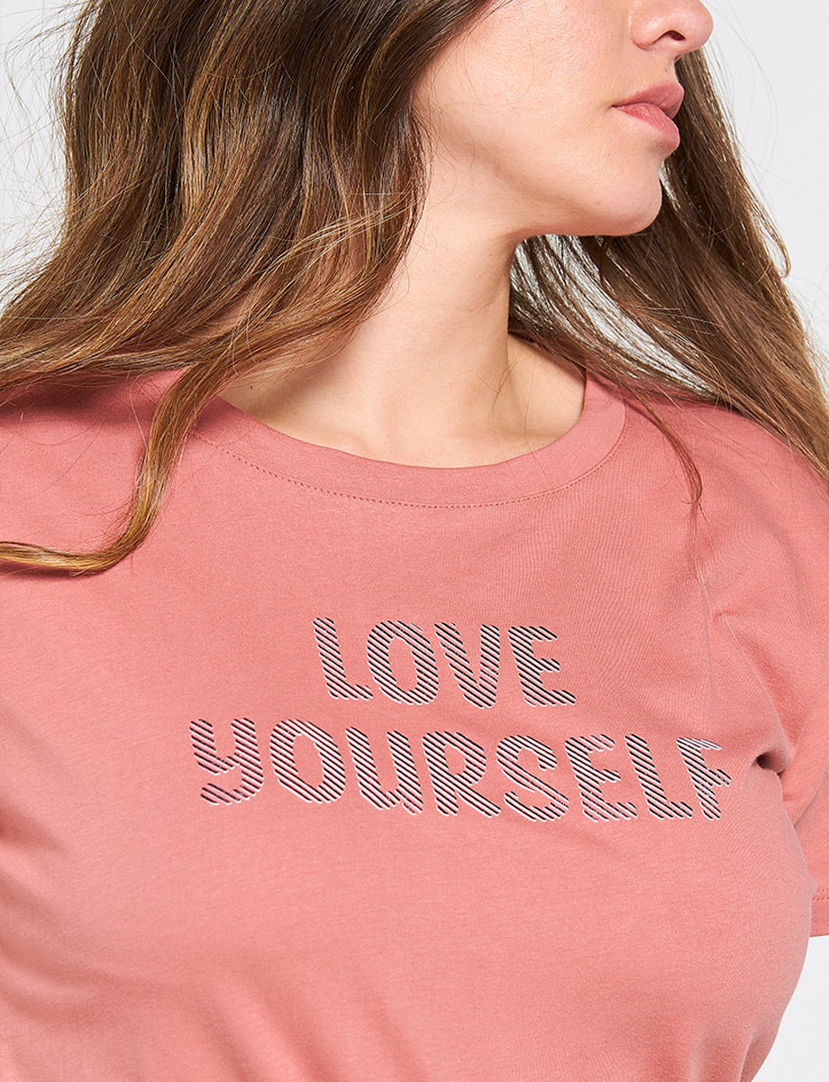 Camiseta Salmón Love Yourself