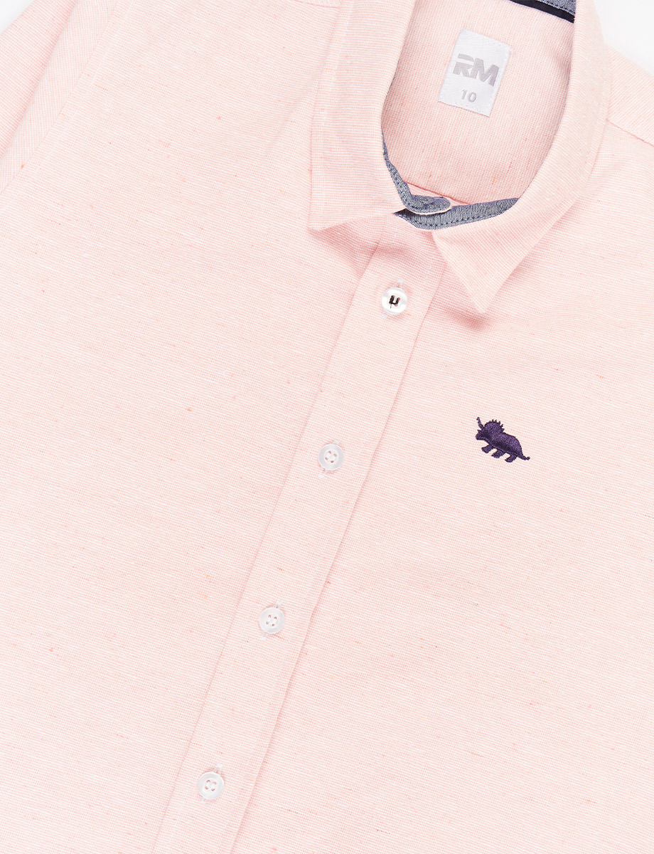 Camisa Rosada Manga Larga