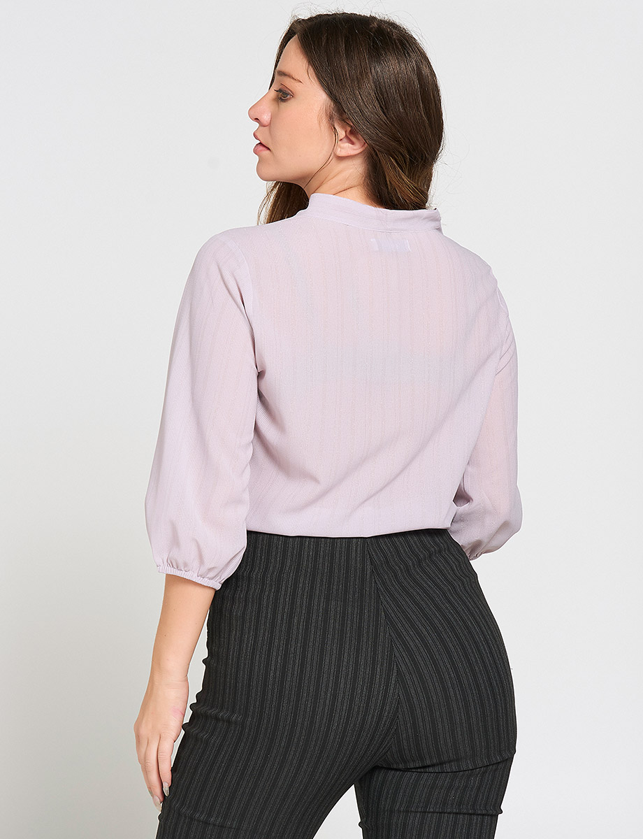 Blusa Lila Manga 3/4