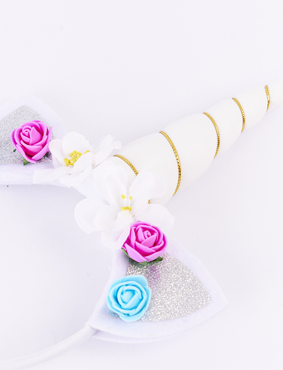 Diadema Blanca Unicornio