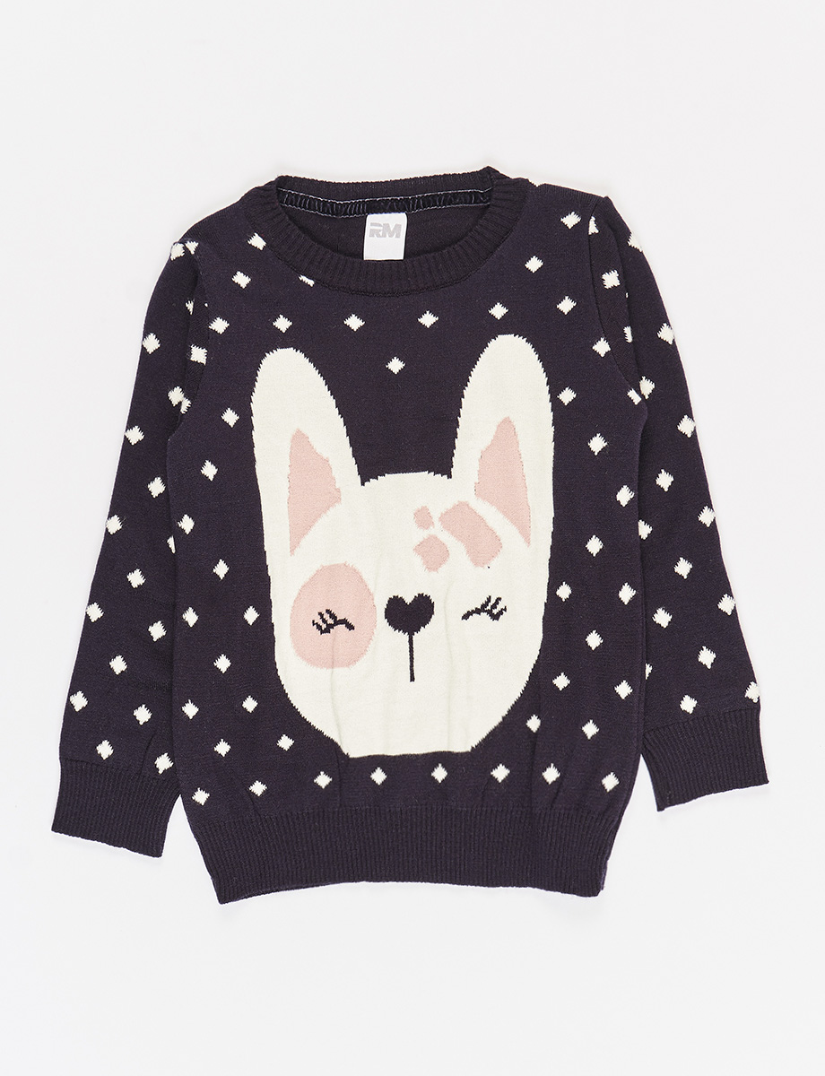 Sweater Tejido Prints Azul marino
