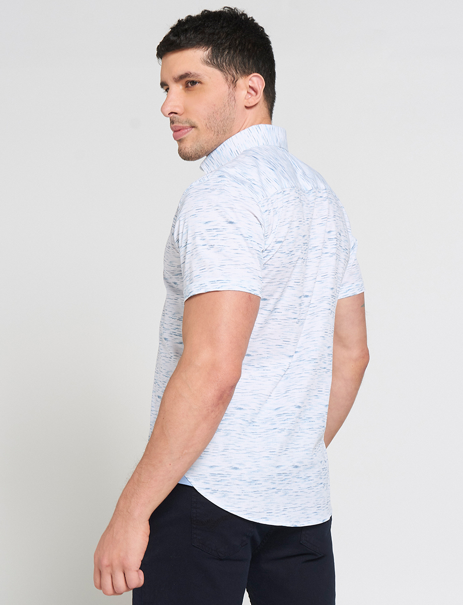 Camisa Manga Corta Texturas