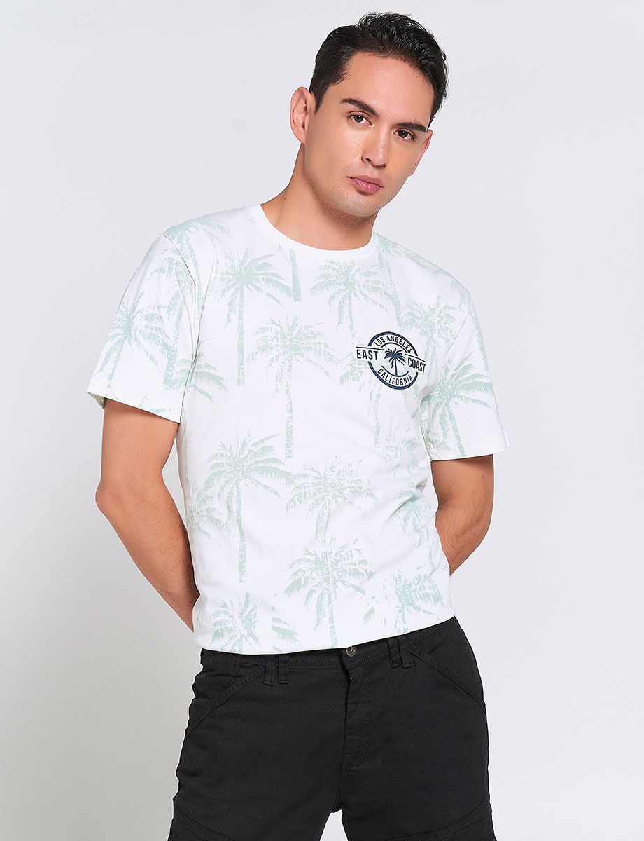 Camiseta Estampada Palmeras East Coast