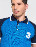 Polo Combinada Azul