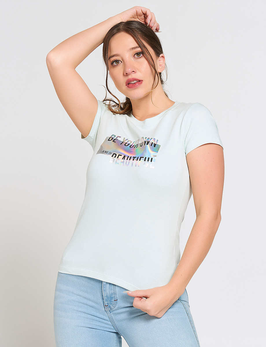 Camiseta Unicolor Be Your Own