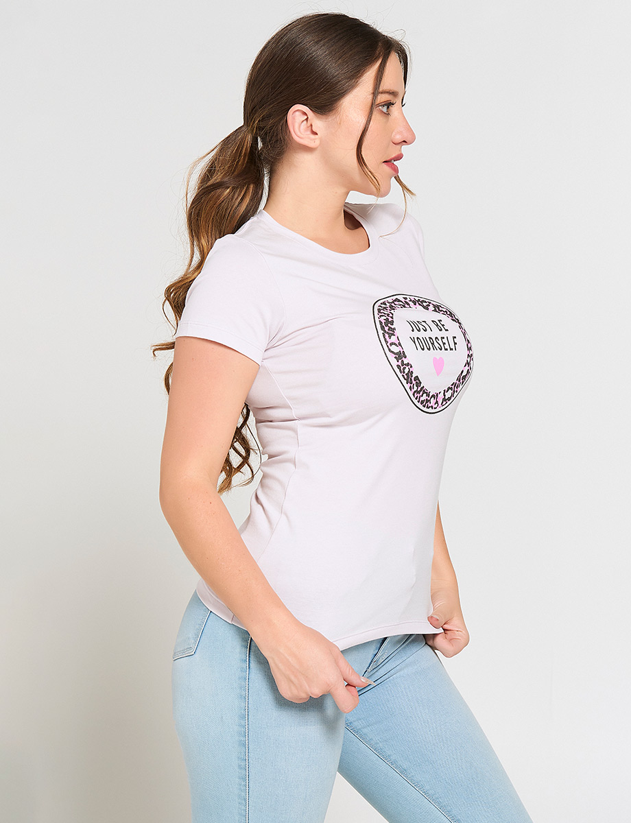 Camiseta Unicolor Just Be Yourself