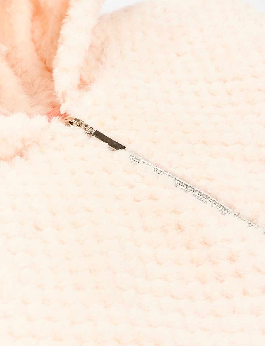 Chompa esc Peluche Rosado
