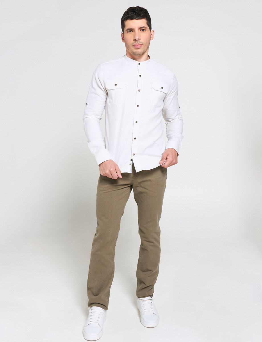 Pantalón Chino Verde Oliva