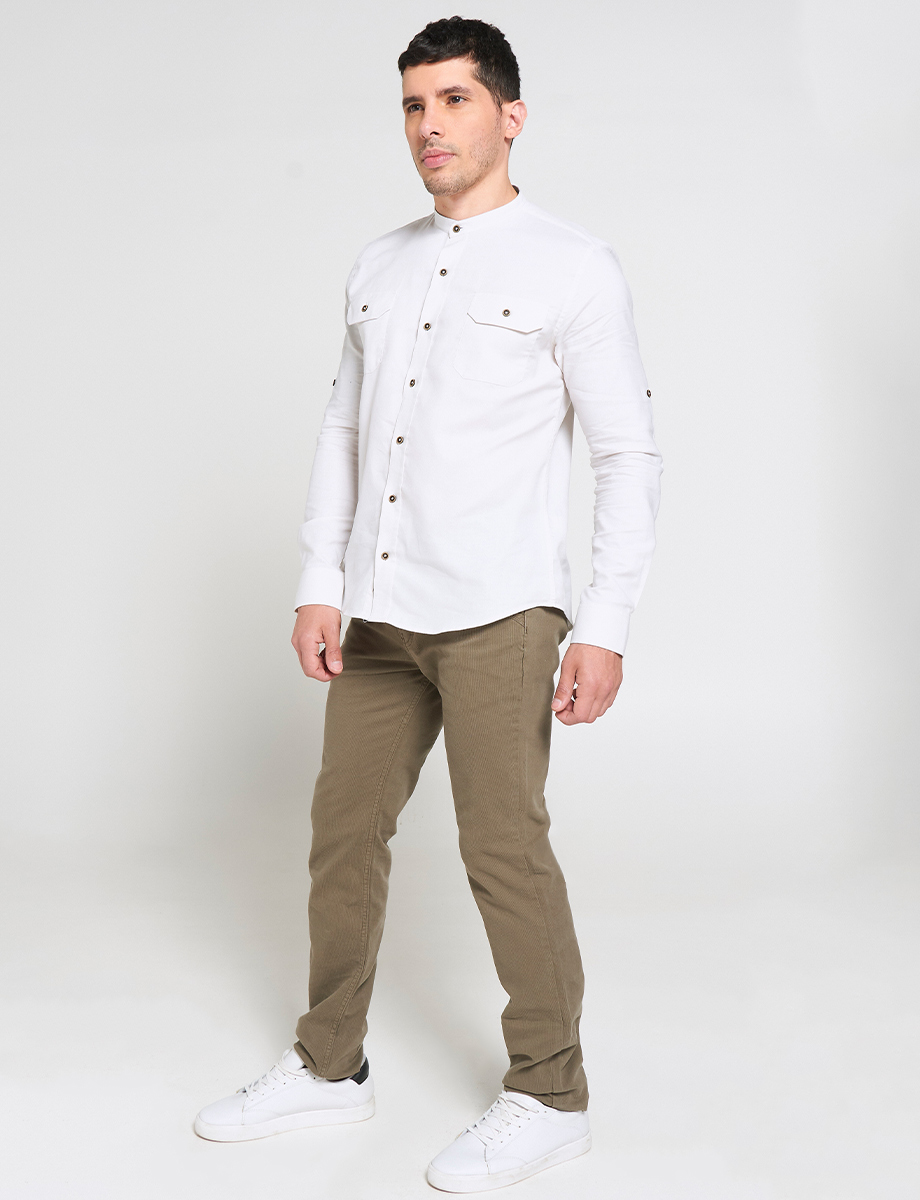 Pantalón Chino Verde Oliva
