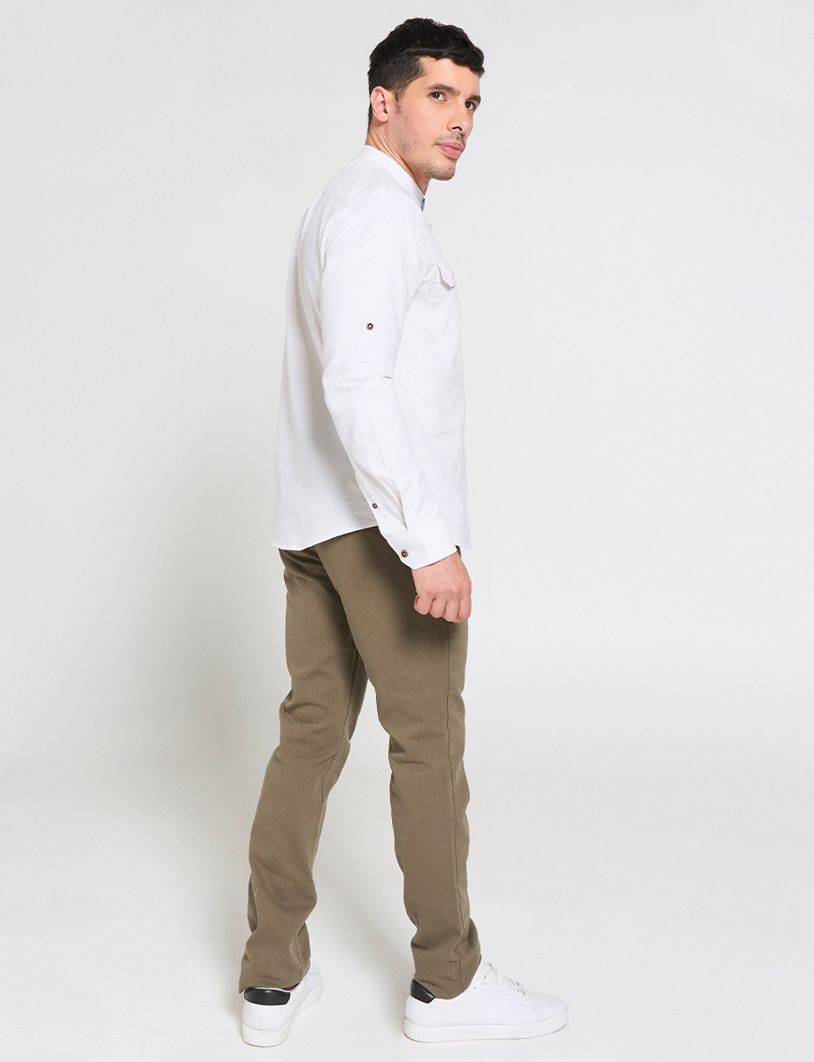 Pantalón Chino Verde Oliva
