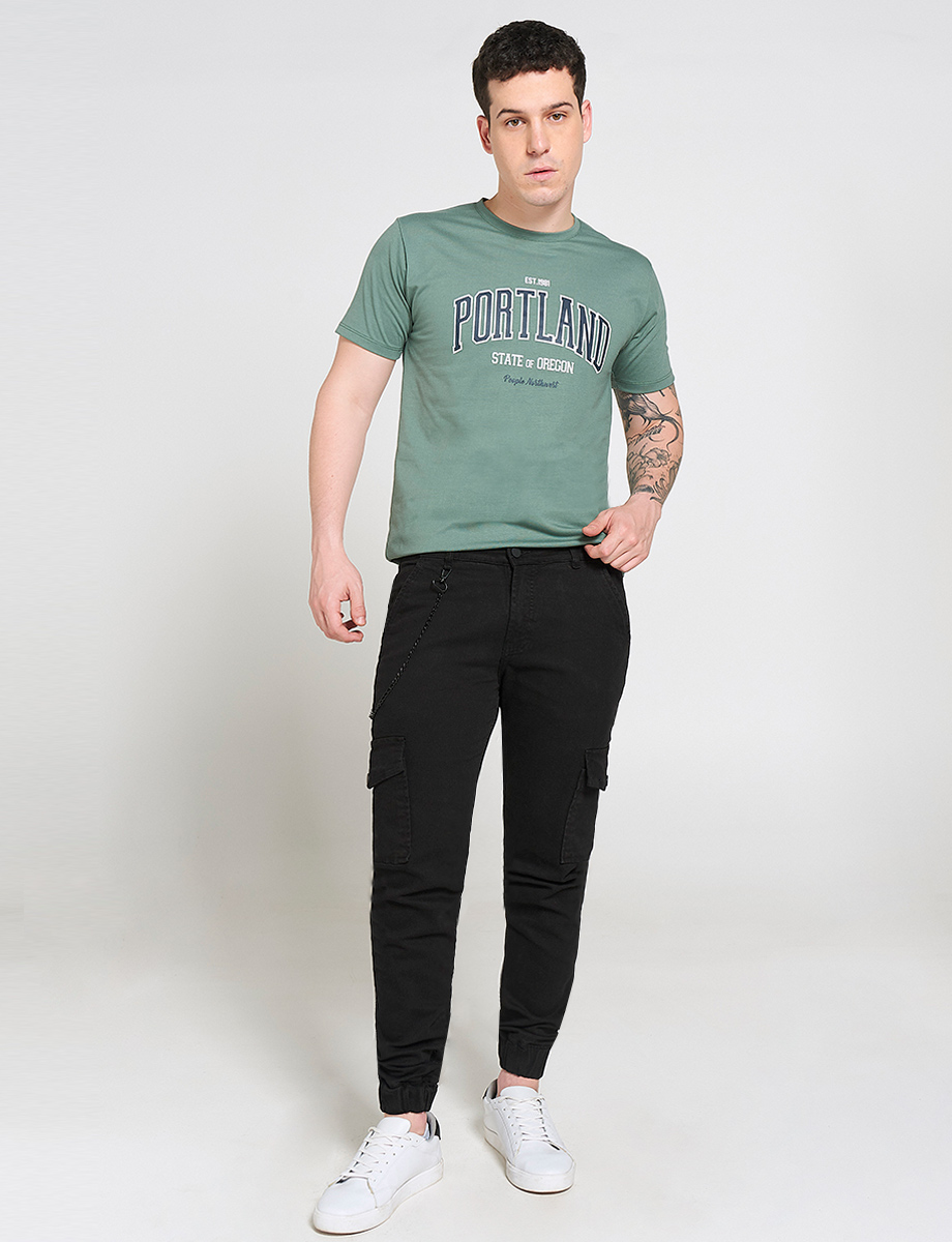 Jogger Bolsillos Cargo con Cadena