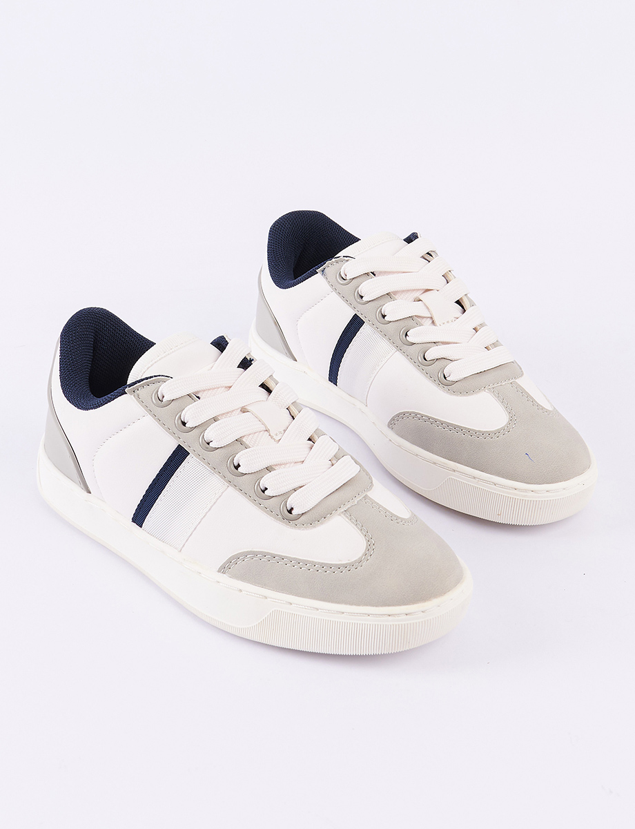 Zapato Casual Combinado con Cordones