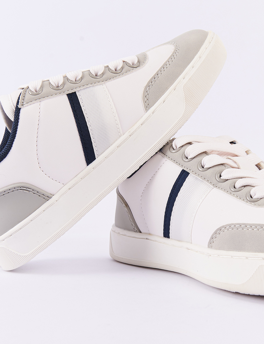 Zapato Casual Combinado con Cordones