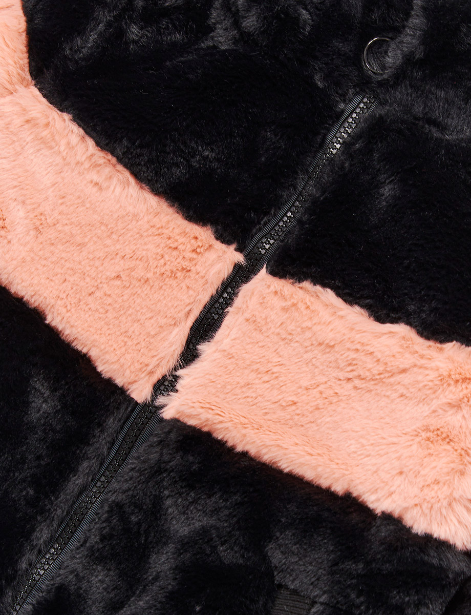 Chaqueta Peluche Bicolor