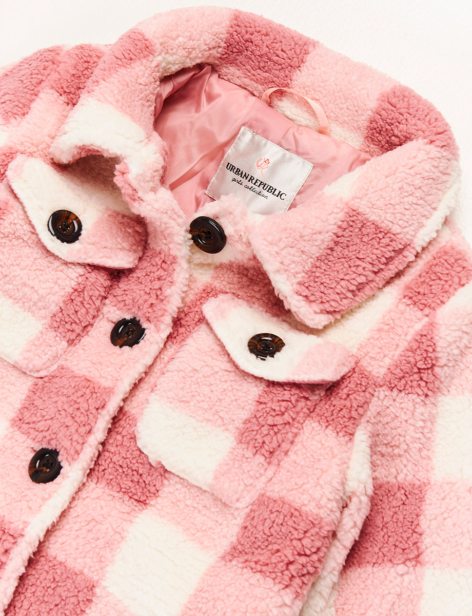 Chaqueta Peluche a Cuadros