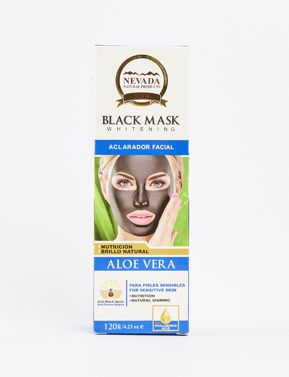 Mascarilla Facial con Aloe Vera Black Mask Nevada
