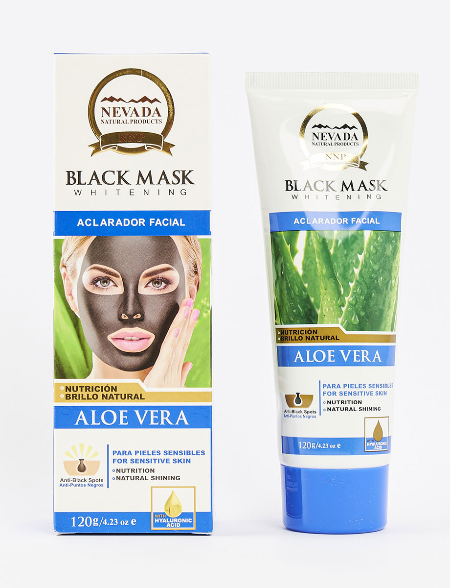 Mascarilla Facial con Aloe Vera Black Mask Nevada