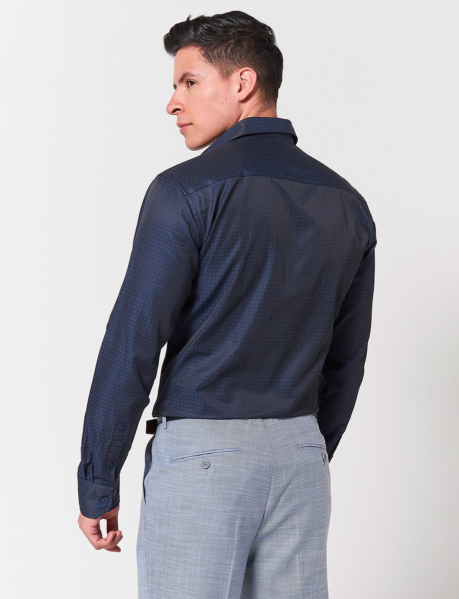 Pantalón Regular Ejecutivo Azul Claro