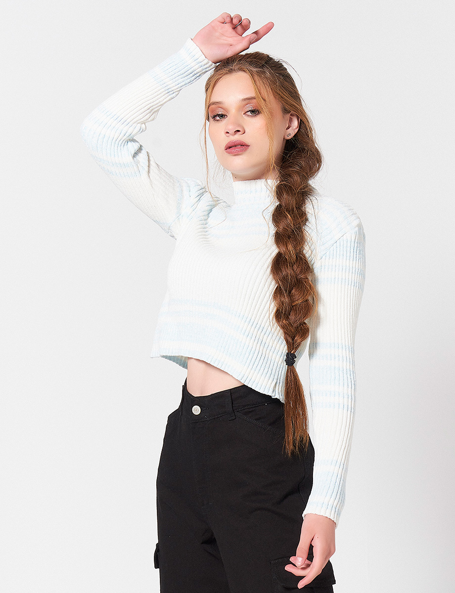Sweater a Rayas con Textura