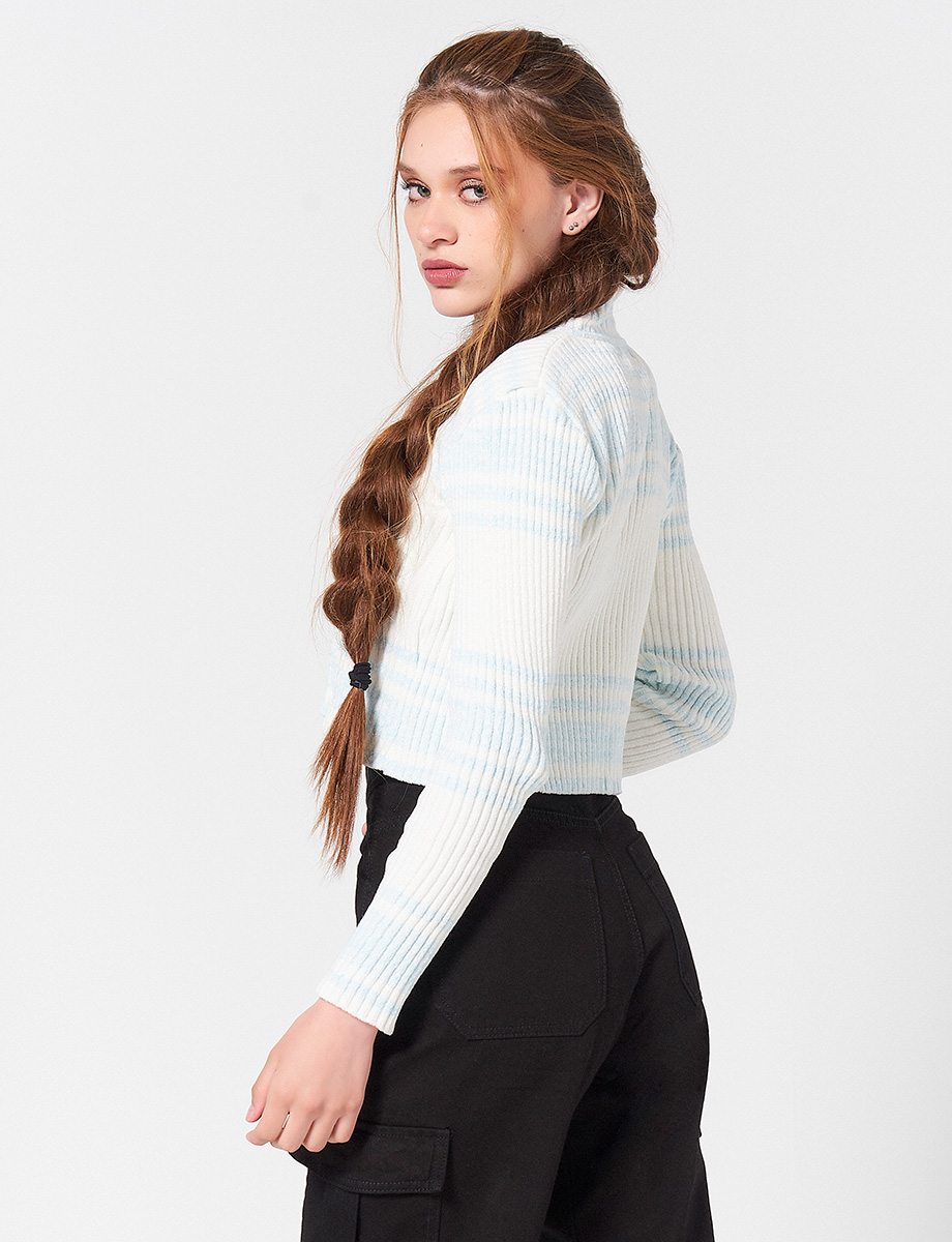 Sweater a Rayas con Textura