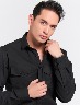 Sobrecamisa Negra con Bolsillos