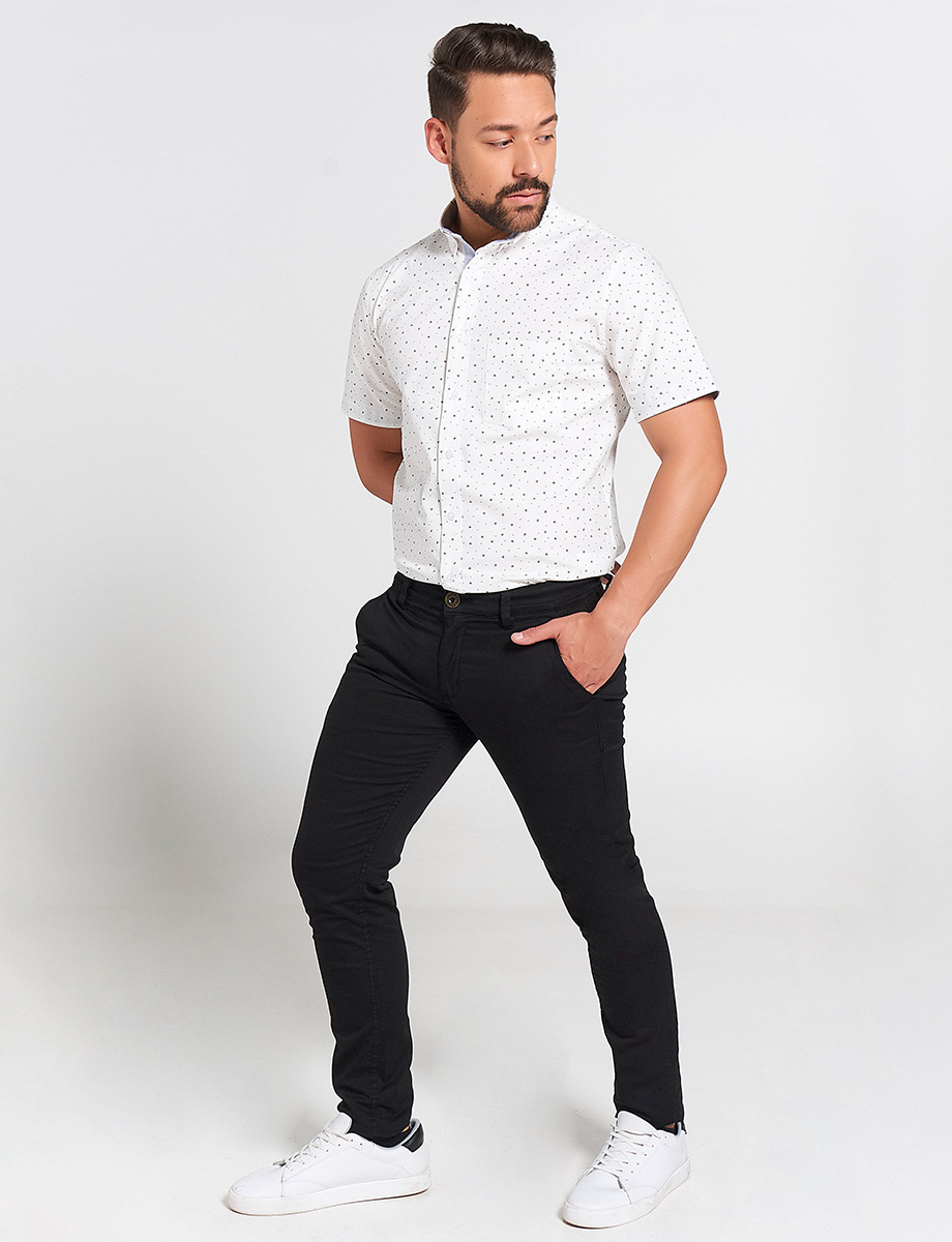 Pantalón Chino Regular Negro